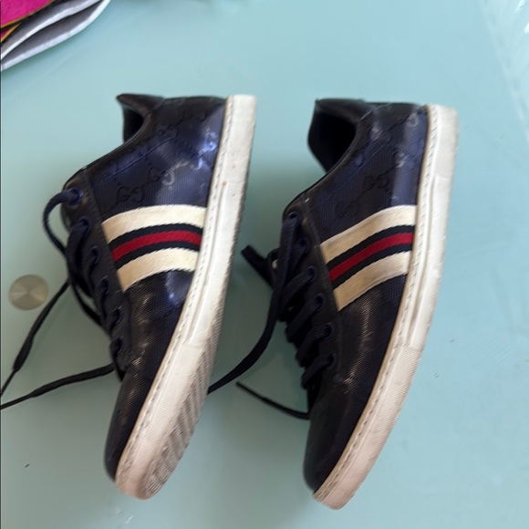 Gucci Dark Blue Athletic Shoes - Picture 6 of 9